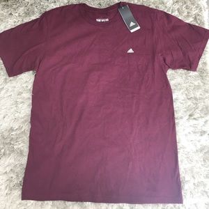 Burgundy Adidas T-Shirt